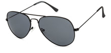 Load image into Gallery viewer, Black Aviator Full Rim Unisex Sunglasses by Vincent Chase Polarized-131002