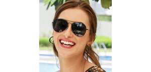 Black Aviator Full Rim Unisex Sunglasses by Vincent Chase Online-224081