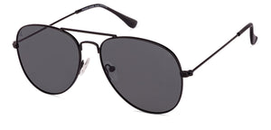 Black Aviator Full Rim Unisex Sunglasses by Vincent Chase Online-224081