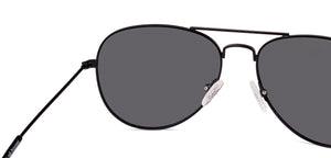 Black Aviator Full Rim Unisex Sunglasses by Vincent Chase Online-224081