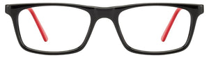 Black Rectangle Full Rim Unisex Eyeglasses by Vincent Chase Online-111111
