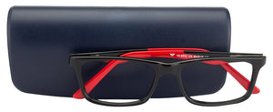 Black Rectangle Full Rim Unisex Eyeglasses by Vincent Chase Online-111111