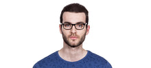 Load image into Gallery viewer, Black Rectangle Full Rim Unisex Eyeglasses by Vincent Chase Online-111111