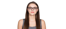 Load image into Gallery viewer, Black Rectangle Full Rim Unisex Eyeglasses by Vincent Chase Online-111111