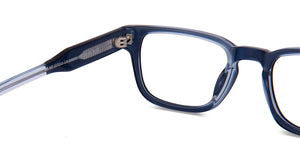 Blue Rectangle Full Rim Unisex Eyeglasses by Vincent Chase-218252