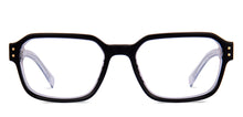 Load image into Gallery viewer, Black Geometric Full Rim Unisex Eyeglasses by Vincent Chase-217689