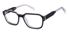 Load image into Gallery viewer, Black Geometric Full Rim Unisex Eyeglasses by Vincent Chase-217689