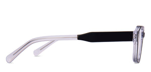Black Geometric Full Rim Unisex Eyeglasses by Vincent Chase-217689