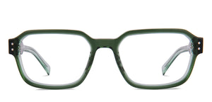 Green Geometric Full Rim Unisex Eyeglasses by Vincent Chase-217690