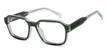Load image into Gallery viewer, Green Geometric Full Rim Unisex Eyeglasses by Vincent Chase-217690