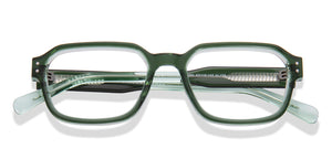 Green Geometric Full Rim Unisex Eyeglasses by Vincent Chase-217690