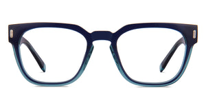 Blue Square Full Rim Unisex Eyeglasses by Vincent Chase-217699