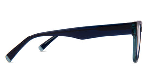 Blue Square Full Rim Unisex Eyeglasses by Vincent Chase-217699