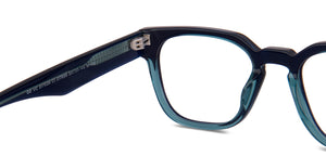 Blue Square Full Rim Unisex Eyeglasses by Vincent Chase-217699