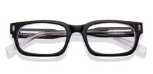 Load image into Gallery viewer, Black Rectangle Full Rim Unisex Eyeglasses by Vincent Chase-217701