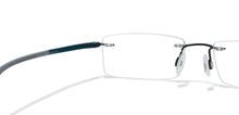 Load image into Gallery viewer, Black Rectangle Rimless Unisex Eyeglasses by Lenskart Air Online-96827