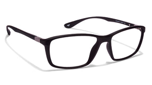 Black Square Full Rim Unisex Eyeglasses by Lenskart Air Online-113209