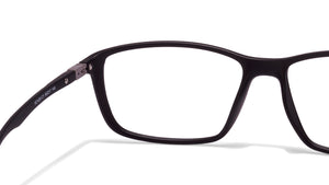 Black Square Full Rim Unisex Eyeglasses by Lenskart Air Online-113209