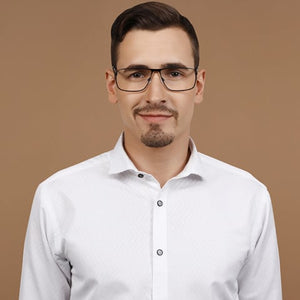Blue Square Full Rim Unisex Eyeglasses by Vincent Chase Online-113361