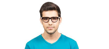 Load image into Gallery viewer, Brown Square Full Rim Unisex Eyeglasses by Vincent Chase Online-80274