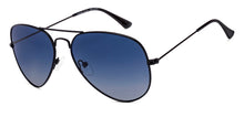 Load image into Gallery viewer, Black Aviator Full Rim Unisex Sunglasses by Vincent Chase Polarized-217961