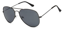 Load image into Gallery viewer, Gunmetal Aviator Full Rim Unisex Sunglasses by Vincent Chase Polarized-211271