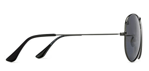 Gunmetal Aviator Full Rim Unisex Sunglasses by Vincent Chase Polarized-211271