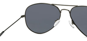 Gunmetal Aviator Full Rim Unisex Sunglasses by Vincent Chase Polarized-211271