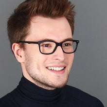 Load image into Gallery viewer, Black Rectangle Full Rim Unisex Eyeglasses by Vincent Chase Online-139073