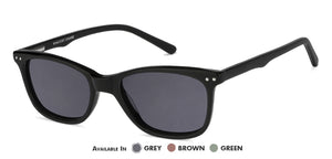 Black Rectangle Full Rim Unisex Eyeglasses by Vincent Chase Online-139073