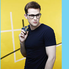 Load image into Gallery viewer, Black Square Full Rim Unisex Eyeglasses by Vincent Chase Online-115279