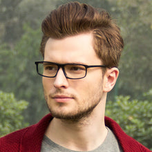 Load image into Gallery viewer, Black Rectangle Full Rim Unisex Eyeglasses by Vincent Chase Online-120074