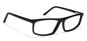 Black Rectangle Full Rim Unisex Eyeglasses by Vincent Chase Online-120074