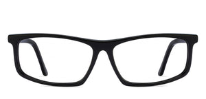 Black Rectangle Full Rim Unisex Eyeglasses by Vincent Chase Online-120074