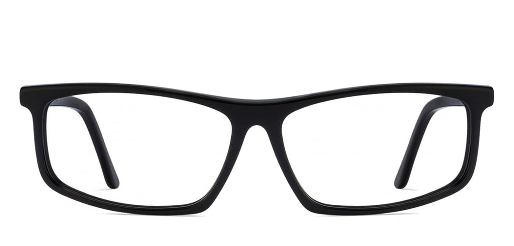 Black Rectangle Full Rim Unisex Eyeglasses by Vincent Chase Online-120074