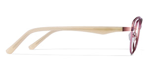 Gold Cat Eye Full Rim Women Eyeglasses by Vincent Chase Online-116193