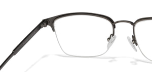 Black Square Half Rim Unisex Eyeglasses by Vincent Chase Online-133232