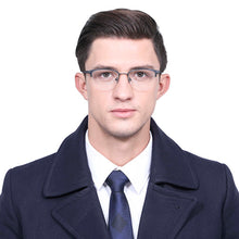 Load image into Gallery viewer, Black Square Half Rim Unisex Eyeglasses by Vincent Chase Online-133232