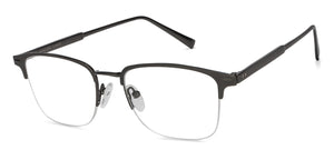 Black Square Half Rim Unisex Eyeglasses by Vincent Chase Online-133232