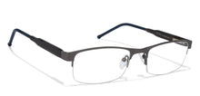Load image into Gallery viewer, Gunmetal Rectangle Half Rim Unisex Eyeglasses by Vincent Chase Online-119645