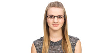 Load image into Gallery viewer, Black Rectangle Half Rim Unisex Eyeglasses by Vincent Chase Online-119646