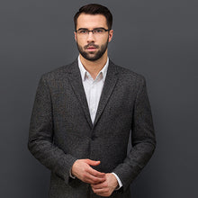 Load image into Gallery viewer, Black Rectangle Half Rim Unisex Eyeglasses by Vincent Chase Online-119646