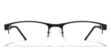 Load image into Gallery viewer, Black Rectangle Half Rim Unisex Eyeglasses by Vincent Chase Online-119646