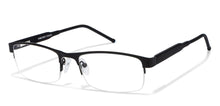 Load image into Gallery viewer, Black Rectangle Half Rim Unisex Eyeglasses by Vincent Chase Online-119646