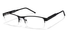Load image into Gallery viewer, Black Rectangle Half Rim Unisex Eyeglasses by Vincent Chase Online-119646