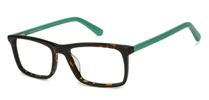 Tortoise Rectangle Full Rim Unisex Eyeglasses by Vincent Chase Online-119946