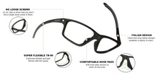 Load image into Gallery viewer, Black Rectangle Full Rim Unisex Eyeglasses by Lenskart Air Online-120192