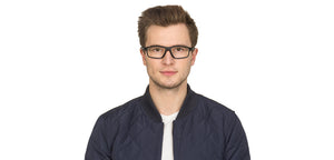 Black Rectangle Full Rim Unisex Eyeglasses by Lenskart Air Online-120192