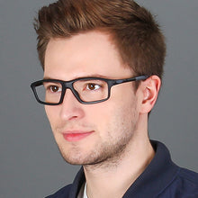 Load image into Gallery viewer, Black Rectangle Full Rim Unisex Eyeglasses by Lenskart Air Online-120192