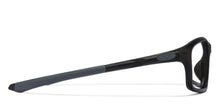 Load image into Gallery viewer, Black Rectangle Full Rim Unisex Eyeglasses by Lenskart Air Online-120192